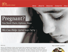 Tablet Screenshot of pregnancy-center.org